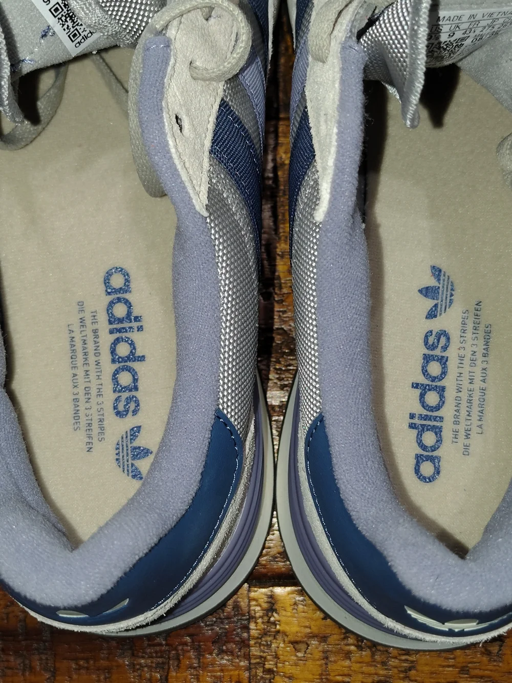 Adidas Originals Treziod 2 in the Silver Metallic / Preloved Ink / Wonde M9.5